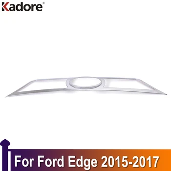 Avtomobilska Dodatna Oprema Za Ford Edge 2017 2016 2015 Chrome Zadaj Prtljažnik, Pokrov Pokrov Trim Vrata Prtljažnika Letve Zaščitnik Rep Boot Nalepka