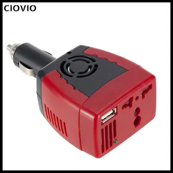 CIOVIO 1PCS 150 W Avto Nameščena Inverter Booster USB2. 1A 12v Obrnite 220v napajalnik Napajalnik 12V Inverter