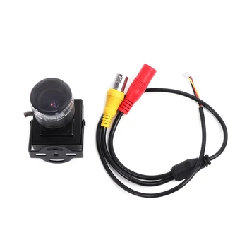 HD 700TVL CMOS 2.8-12mm Zoom Objektiv Mini CCTV Varnostne Kamere, Avdio Video DIY Nova