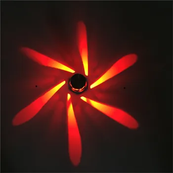 moonlux 3W Ustvarjalne LED Stenska Svetilka Dekoracijo Svetlobe Vetrnica Obliko KTV Bar Koridor Oltarja Vzdušje Svetlobe