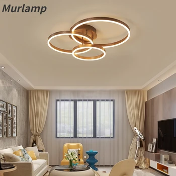 Sodobno minimalistično zlati krog LED lestenec, Nordijska ustvarjalne spalnica, dnevna soba jedilnica razsvetljavo halo stropna svetilka