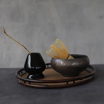 tradicionalni matcha določa naravnega bambusa matcha mešalnikih ceremic matcha skledo mešalnikih imetnik japonski čaj določa